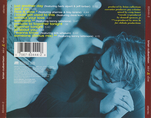 Brian Culbertson : Nice & Slow (HDCD, Album)