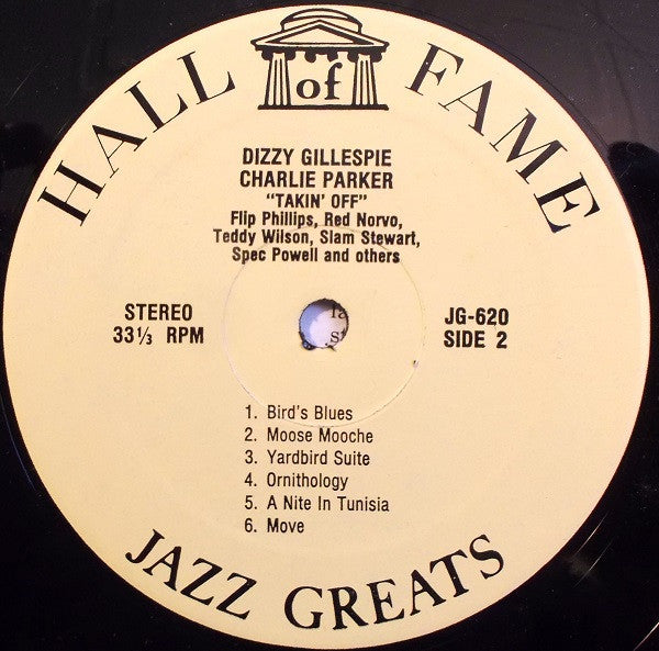 Dizzy Gillespie, Charlie Parker : Takin' Off (LP, Comp)