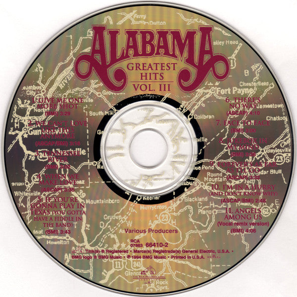 Alabama : Greatest Hits III (CD, Comp)