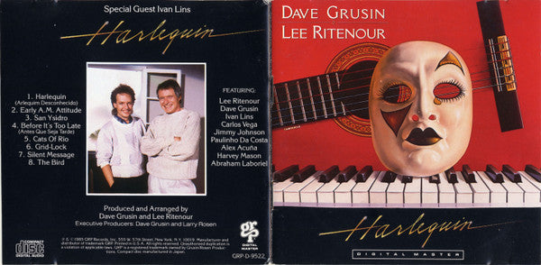 Dave Grusin / Lee Ritenour : Harlequin (CD, Album)