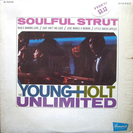 Young Holt Unlimited : Soulful Strut (LP, Album, Pin)