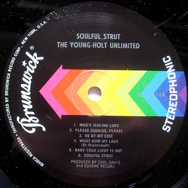 Young Holt Unlimited : Soulful Strut (LP, Album, Pin)