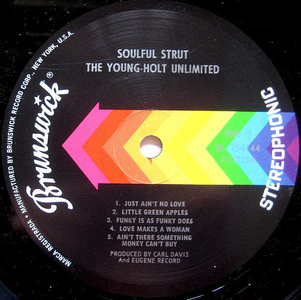 Young Holt Unlimited : Soulful Strut (LP, Album, Pin)