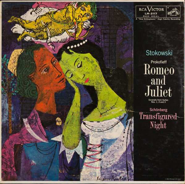 Leopold Stokowski, Sergei Prokofiev, Arnold Schoenberg : Romeo And Juliet / Transfigured Night (LP, Album, Mono)