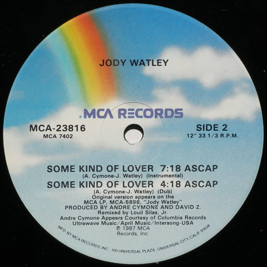 Jody Watley : Some Kind Of Lover (12", Glo)