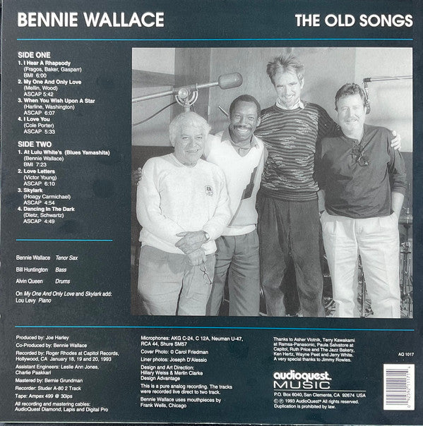 Bennie Wallace : The Old Songs (LP, Album, 180)