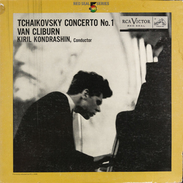 Pyotr Ilyich Tchaikovsky, Van Cliburn, Kiril Kondrashin : Concerto No. 1 (LP, Album, RE, RM, Hal)