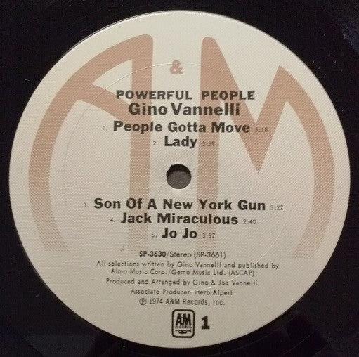 Gino Vannelli : Powerful People (LP, Album, Ter)