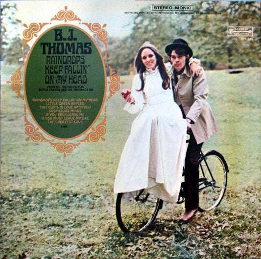 B.J. Thomas : Raindrops Keep Fallin' On My Head (LP, Album, Kee)