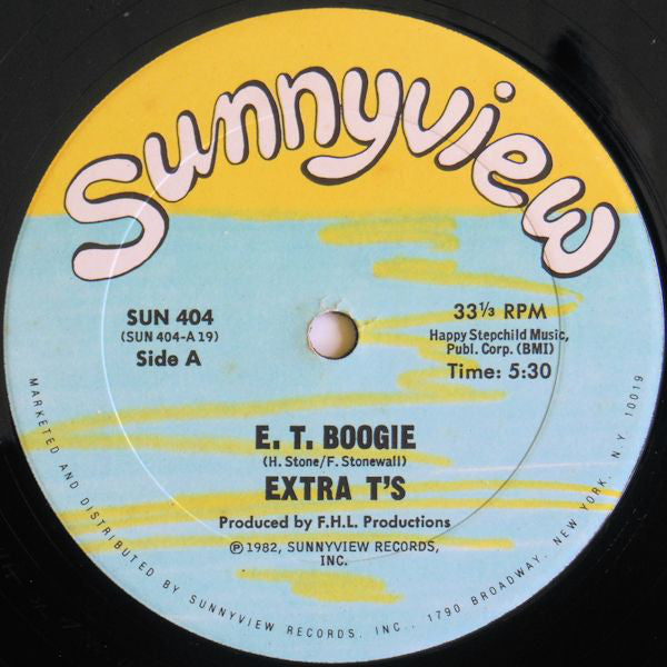 Extra T's : E. T. Boogie (12", Single)