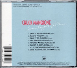 Chuck Mangione : Save Tonight For Me (CD, Album)