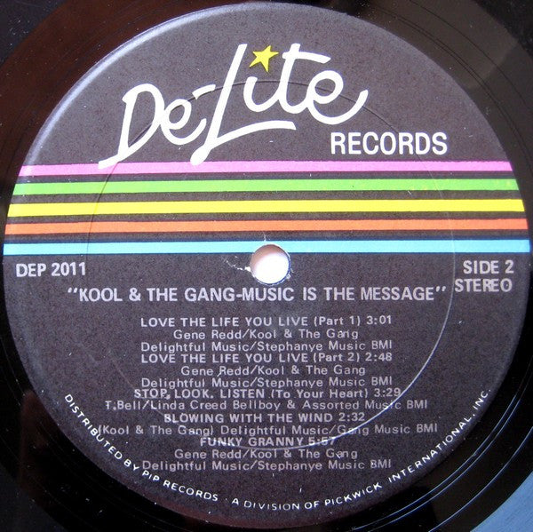 Kool & The Gang : Music Is The Message (LP, Album)