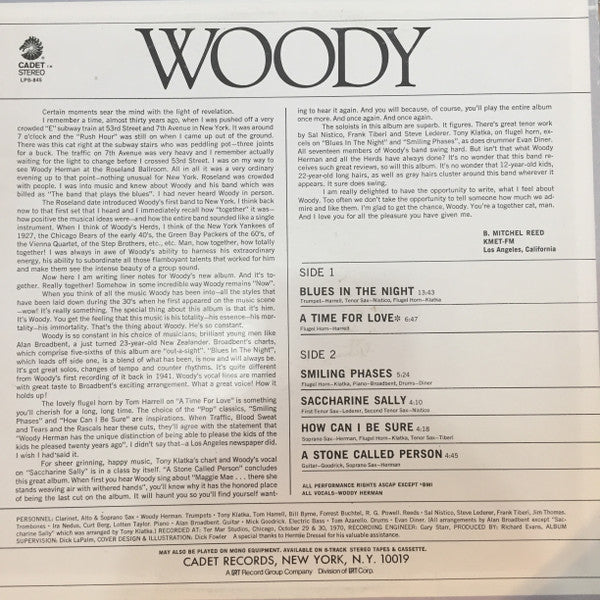 Woody Herman : Woody (LP, Album)