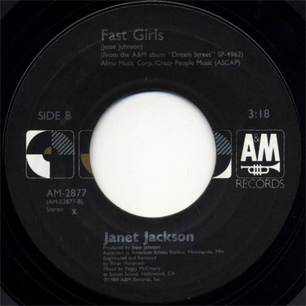 Janet Jackson : Control (7", Single, Styrene, X)