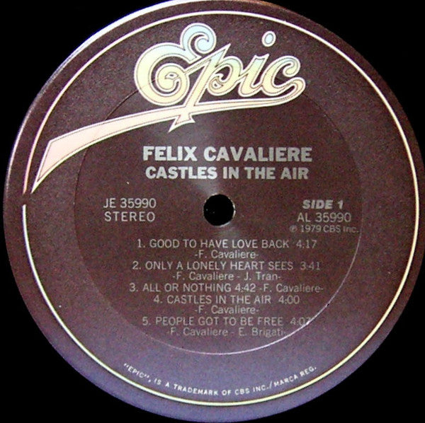 Felix Cavaliere : Castles In The Air (LP, Album)