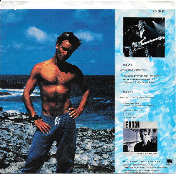 Sting : Love Is The Seventh Wave (Special Single Version) (7", Single)