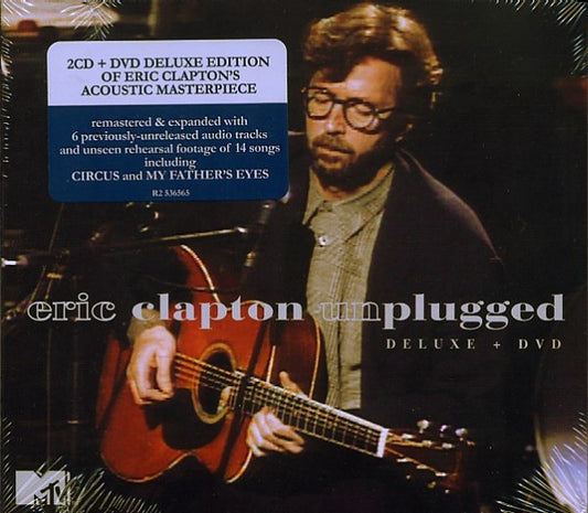 Eric Clapton : Unplugged (CD, Album, RE, RM + CD + DVD-V + Dlx, Dig)