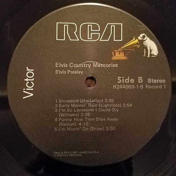 Elvis Presley : Country Memories (2xLP, Comp, Club, RCA)