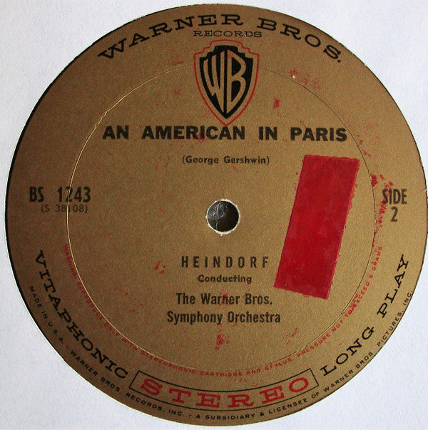 Ray Heindorf : Rhapsody In Blue / An American In Paris (LP, Album)