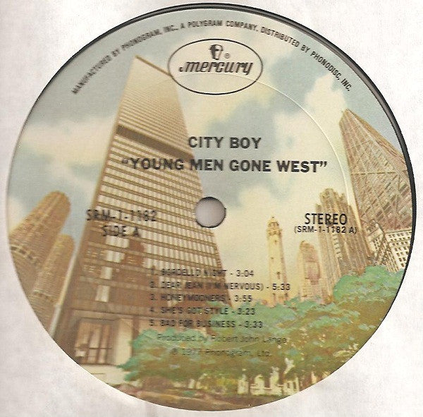 City Boy : Young Men Gone West (LP, Album)