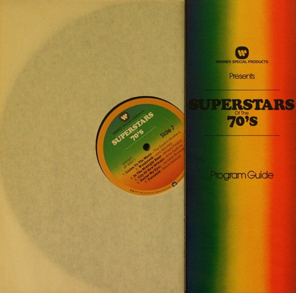 Various : Superstars Of The 70's (4xLP, Comp + Box, RE)