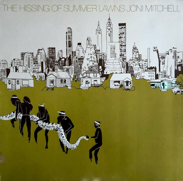 Joni Mitchell : The Hissing Of Summer Lawns (LP, Album, Gat)