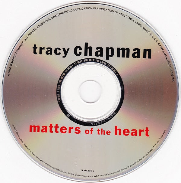 Tracy Chapman : Matters Of The Heart (CD, Album)