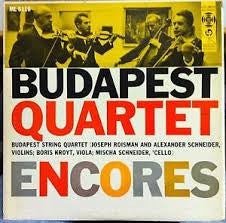 Budapest String Quartet : Budapest Quartet Encores (LP)