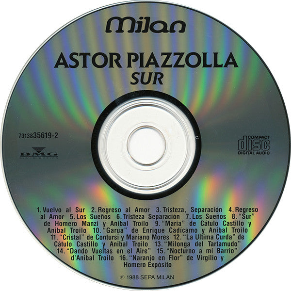 Astor Piazzolla : Sur (CD, Album)