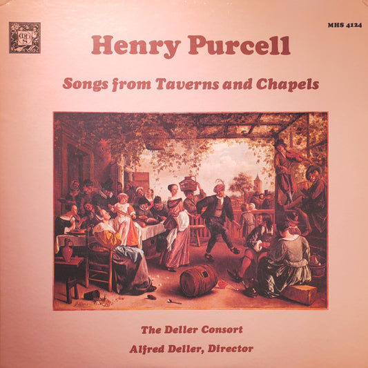 Deller Consort Directed By Alfred Deller : Henry Purcell: Songs From Taverns And Chapels (LP, RE)