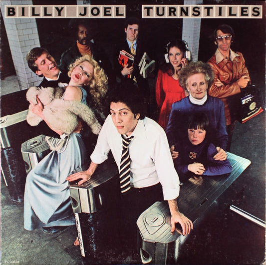 Billy Joel : Turnstiles (LP, Album, RE, Pit)