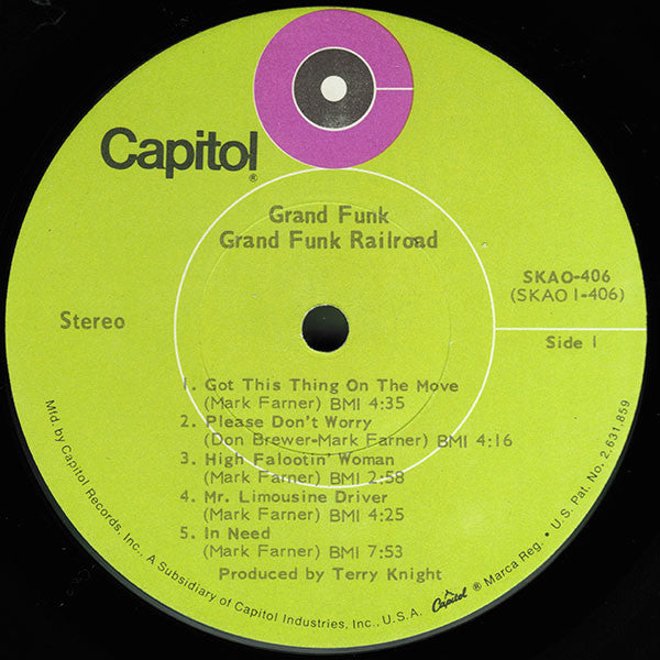 Grand Funk Railroad : Grand Funk (LP, Album, Win)