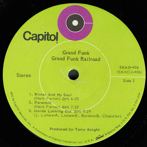 Grand Funk Railroad : Grand Funk (LP, Album, Win)