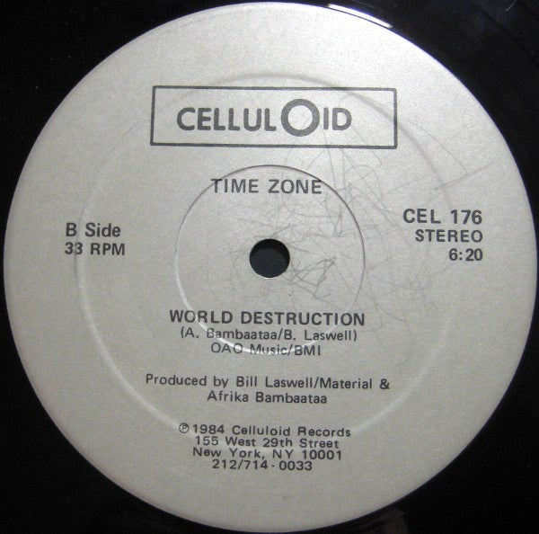 Time Zone : World Destruction (12", Hub)