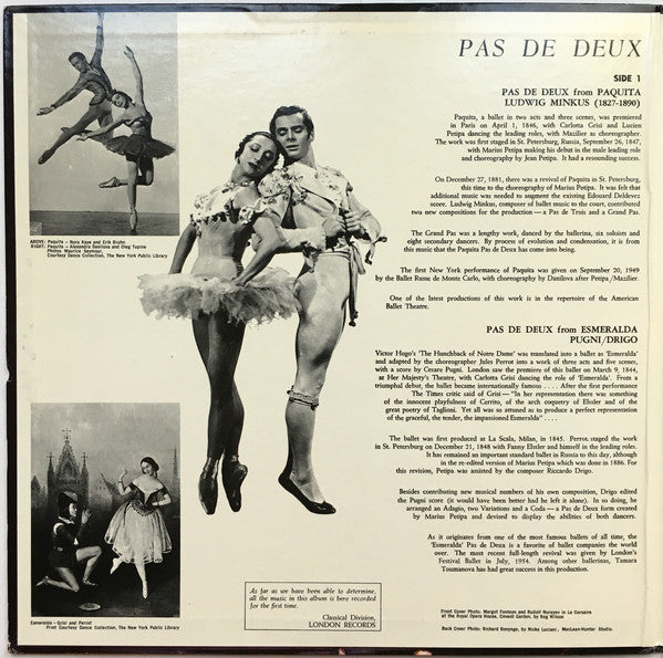 Riccardo Drigo, Ludwig Minkus, Daniel-Francois-Esprit Auber & Edvard Helsted, Richard Bonynge ✱ The London Symphony Orchestra : Pas De Deux (Ballet Music) (LP)