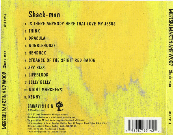 Medeski Martin & Wood : Shack-man (CD, Album)