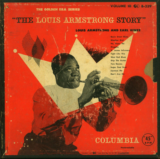 Louis Armstrong And Earl Hines : The Louis Armstrong Story - Volume III (Louis Armstrong And Earl Hines‎) (6x7", Comp, Mono + Box)
