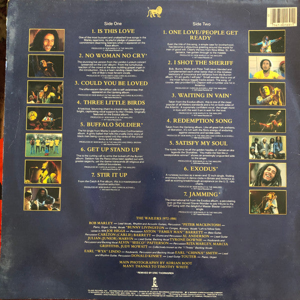 Bob Marley & The Wailers : Legend (The Best Of Bob Marley And The Wailers) (LP, Comp, Spe)