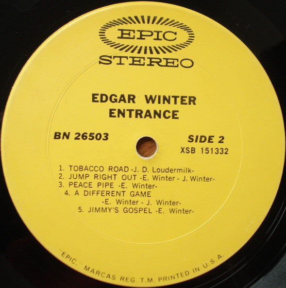 Edgar Winter : Entrance (LP, Album)