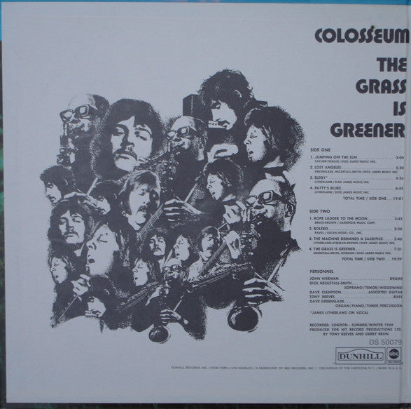 Colosseum : The Grass Is Greener (LP, Album, Gat)