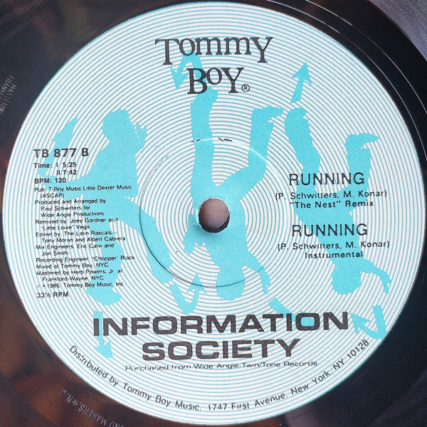 Information Society : Running (Remix) (12")