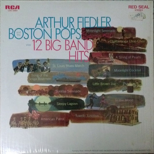 Arthur Fiedler And The Boston Pops Orchestra : Play 12 Big Band Hits (LP, Album, RE)