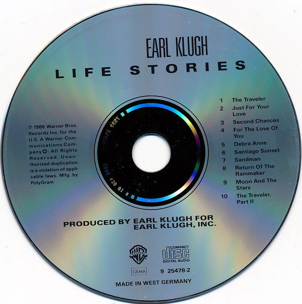 Earl Klugh : Life Stories (CD, Album)