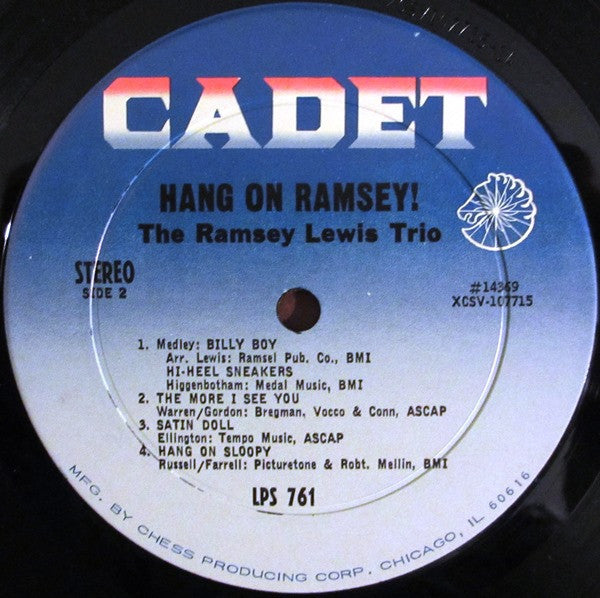 The Ramsey Lewis Trio : Hang On Ramsey! (LP, Album)