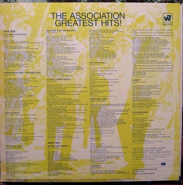 The Association (2) : Greatest Hits! (LP, Comp, Pit)