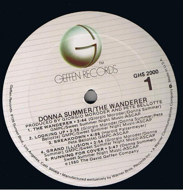 Donna Summer : The Wanderer (LP, Album, Win)