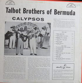 The Talbot Brothers : Calypsos (LP, Album, Mono)