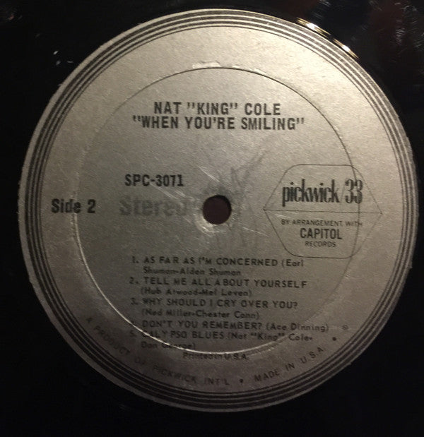 Nat King Cole : When You're Smiling (LP, Album)