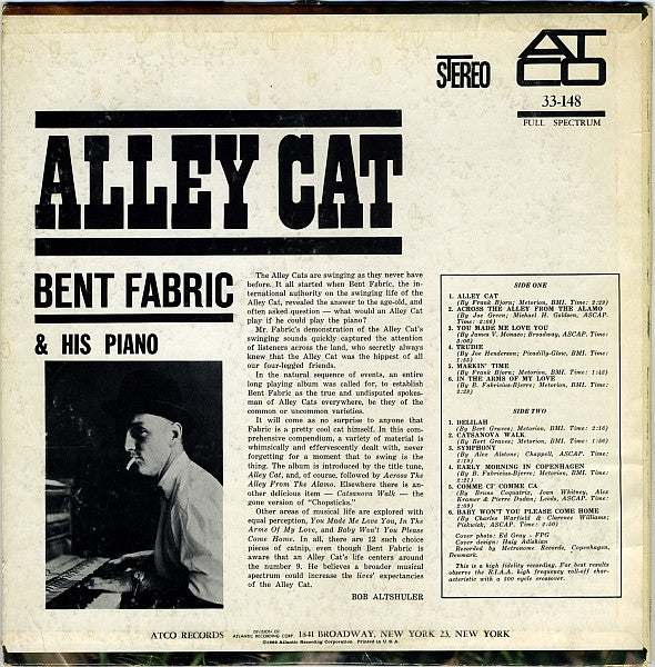 Bent Fabric : Alley Cat (LP, Album)