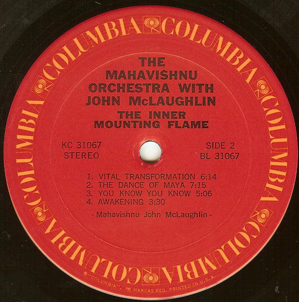 Mahavishnu Orchestra With John McLaughlin : The Inner Mounting Flame (LP, Album, Ter)